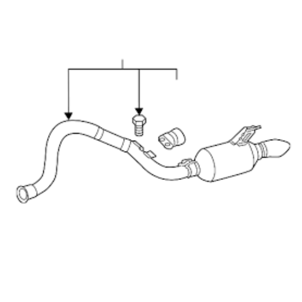 Muffler Assembly Post-Tail Pipe - 17430BZ570